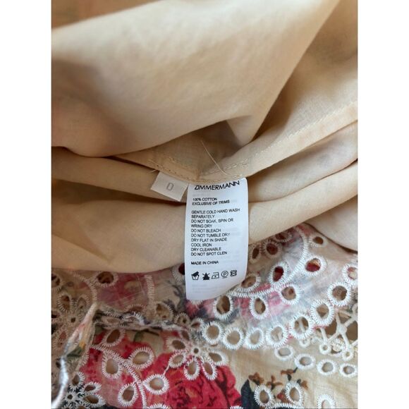 Zimmermann Laelia Diamond Bralette dress, Sz 0, $650 - Picture 8 of 10